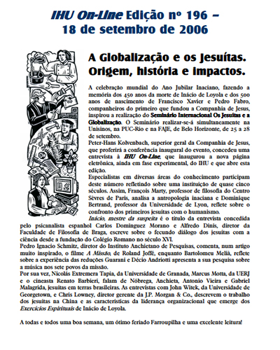 PDF) REVISTA DE ESTUDOS DE CULTURA n. 5, Maio - Ago.: Jesuítas e